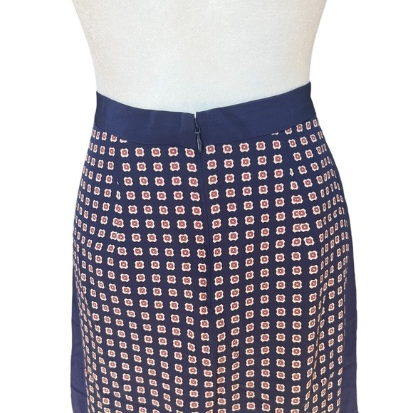 MADEWELL Silk Ascot Geo Printed Midi Skirt - Picture 6 of 7